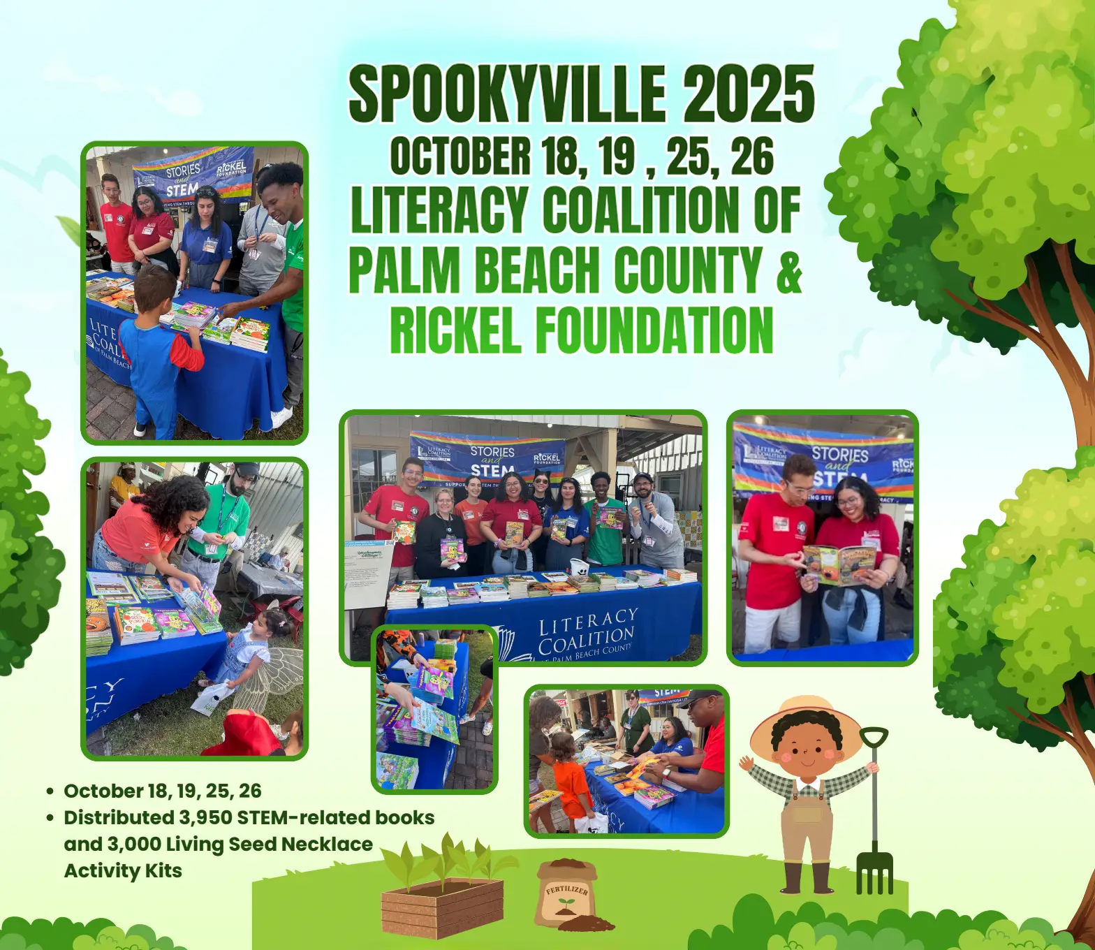 Supporting Literacy and STEM at Spookyville 2025